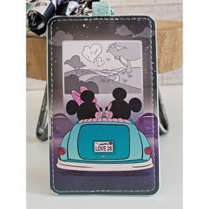 Mickey and Minnie Date Night Drive-In Lanyard